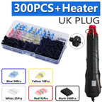 220V HEAT GUN Hot Air Gun Electric Power Temperature Blower 250W Display DIY Craft Embossing Shrink Wrapping PVC Cable Repair