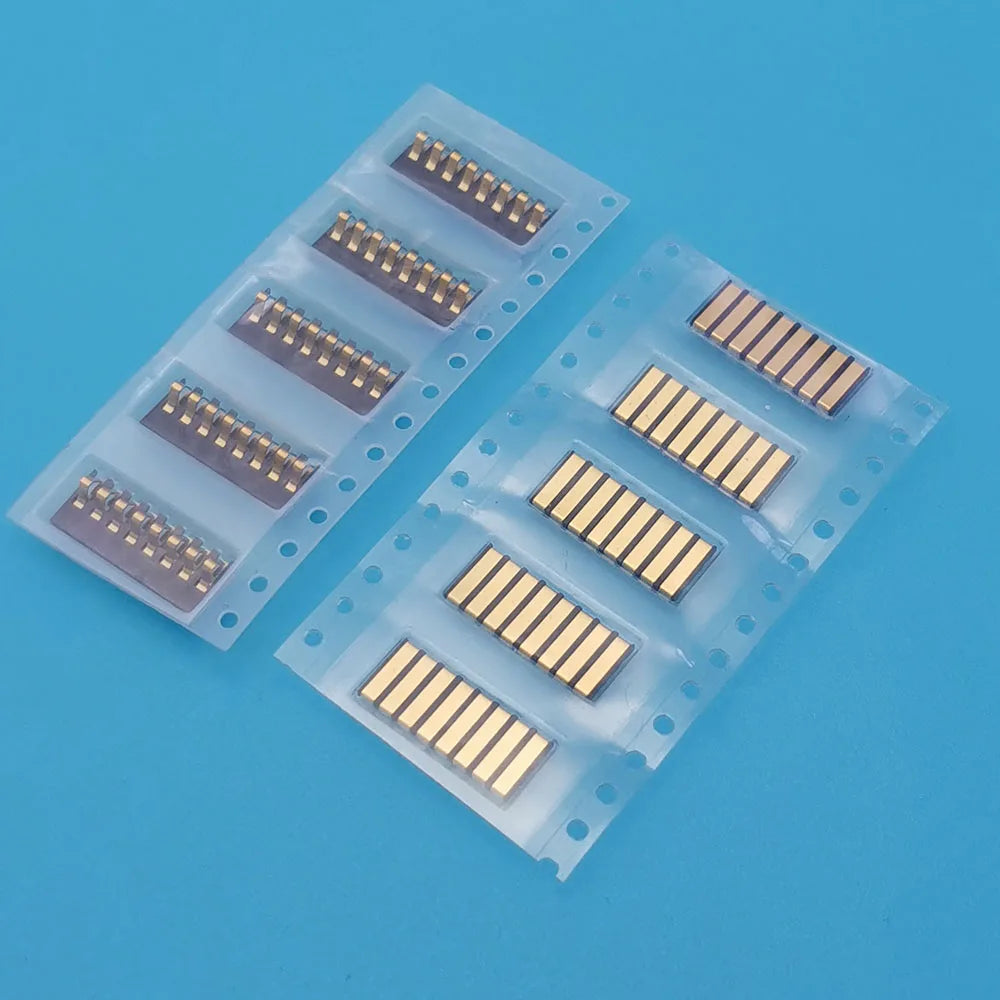 5 Pairs Male Female Battery Holder Contacts 2.0 mm Pitch 2 3 4 5 6 7 8 Pin Connector Battery Power Contact Tab Conductive Tab
