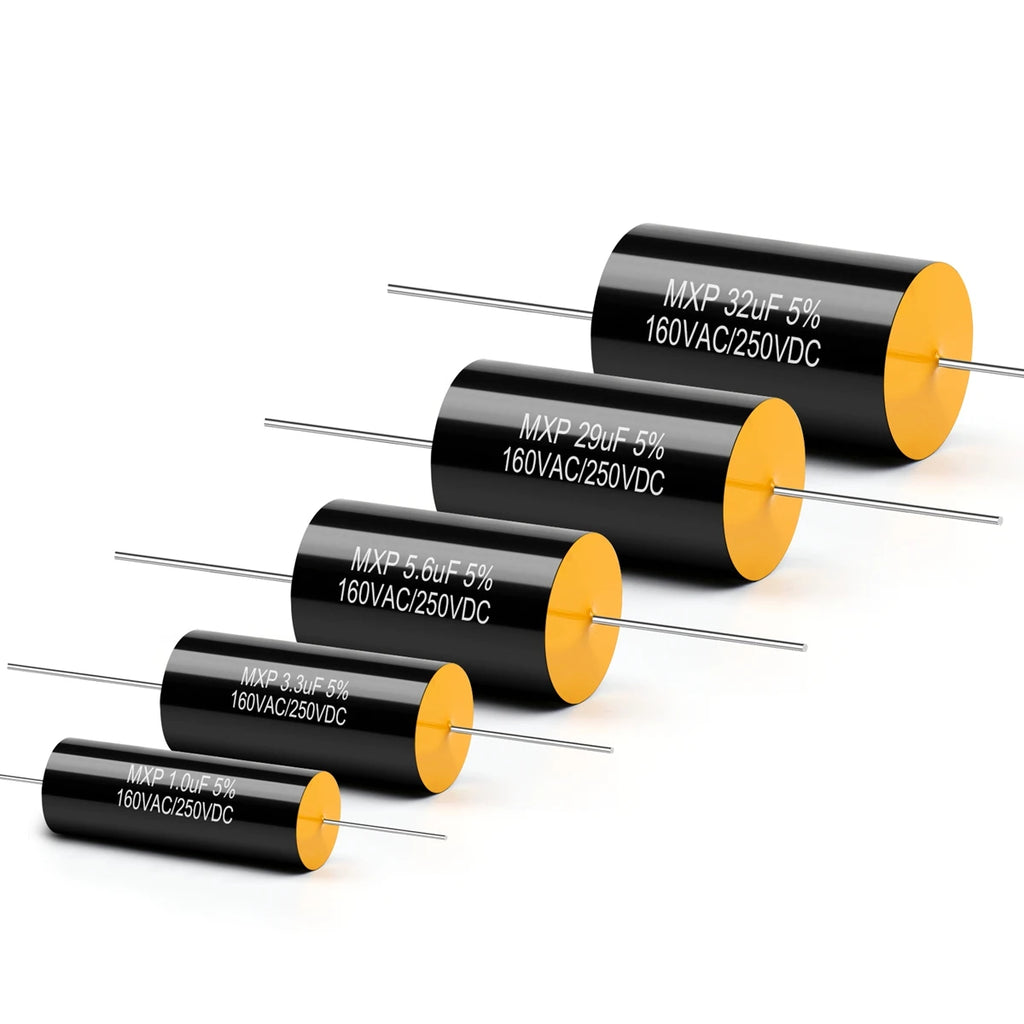 2Pcs Audio Capacitor MXP Audiophile Frequency-Divided Divider 250V/160V 0.22UF 0.68UF 1.5UF 2.2UF 4.7UF 6.8UF 10UF 18UF 22UF