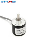 E38 Incremental Rotary Encoder 360 P/R 400P/R 600P/R AB Phase Eencoder 6mm Shaft + Coupling DC 5V -24V
