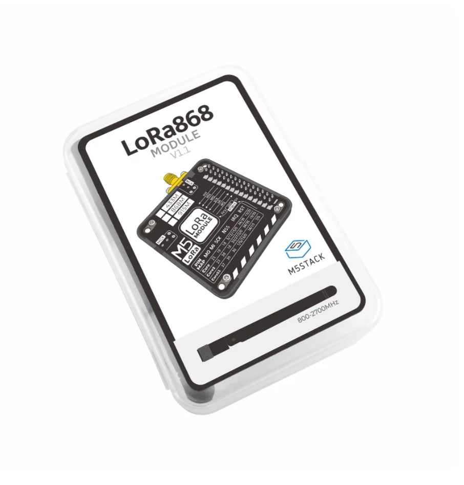 LoRa868 v1.1 Communication Module 803-930MHz SX1276 Chip SMA Antenna SPI Interface Stackable for IoT