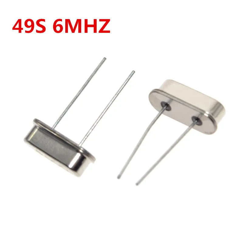 49S 3.5795MHZ 3.6864MHZ 6MHZ 7.3728MHZ 7.6MHZ 8MHZ 10MHZ 11.0592MHZ 12MHZ 18MHZ 20M Quartz Crystal Resonator Passive Oscillator