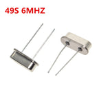 49S 3.5795MHZ 3.6864MHZ 6MHZ 7.3728MHZ 7.6MHZ 8MHZ 10MHZ 11.0592MHZ 12MHZ 18MHZ 20M Quartz Crystal Resonator Passive Oscillator