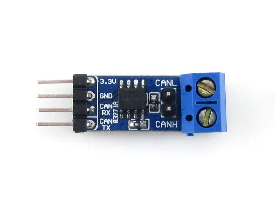 2pcs Waveshare SN65HVD230 CAN Board, Onboard CAN Transceiver SN65HVD230, 3.3V, ESD Protection