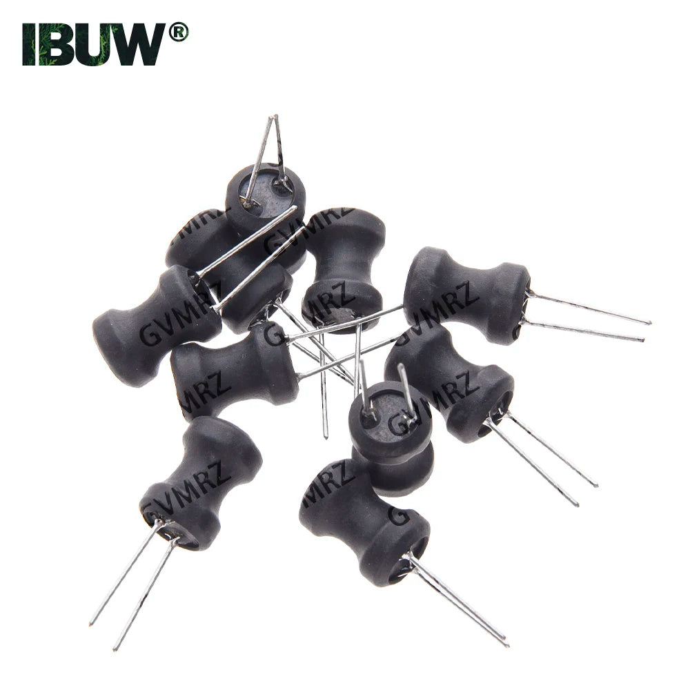 10PCS 0912 9*12mm 1MH 2.2MH 3.3MH 4.7MH I-shape Power Inductor Inductance Copper Coil 100uh 470UH 330UH