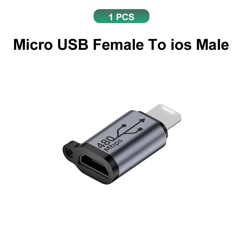 USB C Adapter Type C To Micro To Mini USB Female Converters for IPhone 14 13 Xiaomi Samsung for Lightning Male Charger Adapter
