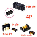 5 20Pcs Blade Male Battery Connector 2.0 MM Pitch 3 4 5 6 7 8 9 10 11 12 Position Right Angle Through Holes Straight PCB Header