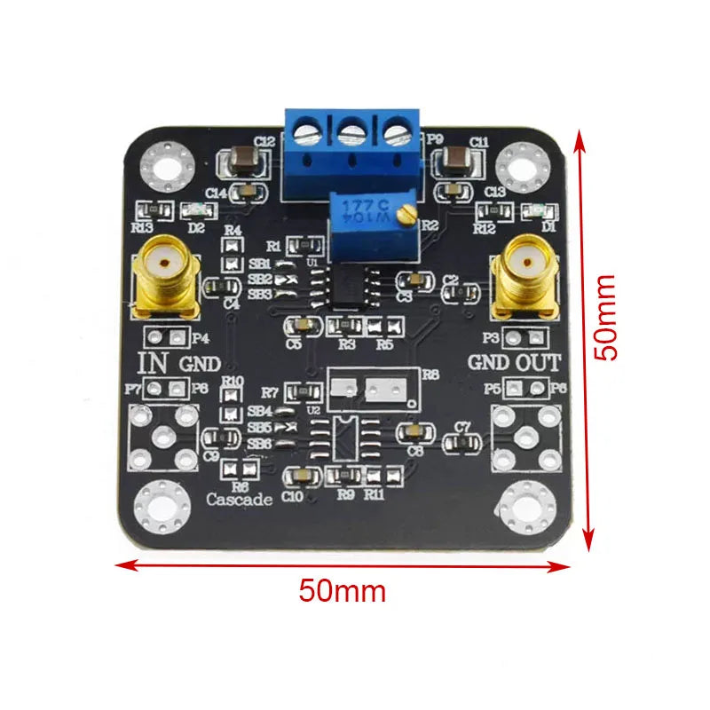 THS4001 High-Speed Dual Operational Amplifier Module, Non-Inverting/Inverting Amplifier & Voltage Follower, 270MHz Bandwidth