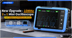 FNIRSI New DSO510 DSO152 DSO153 Mini Handheld Digital 2 IN 1 Oscilloscope Portable 48MS/s 10MHz Bandwidth Electronic Repair Tool