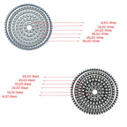 WS2812B Addressable Led Pixel Ring 8/16/24/35/45/60Leds WS2812 5050 RGB Led Diode Ring Color IC Built-in LED
