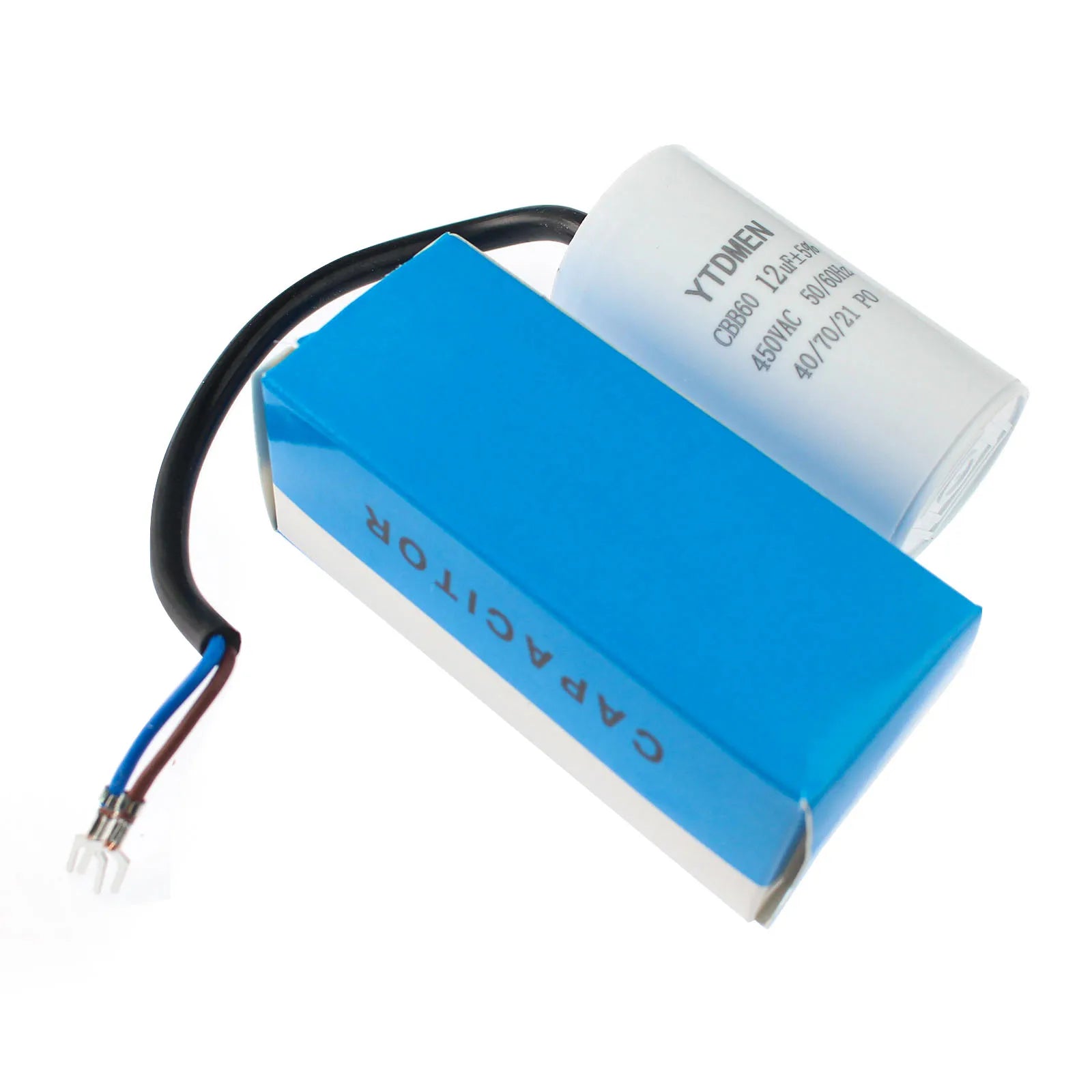 2PCS CBB60 Motor Run Capacitors 450VAC Starting Capacitor 5% 3UF 4UF 5UF 6UF 8UF 10UF 12UF 15UF 18UF 20U for Washing Machine