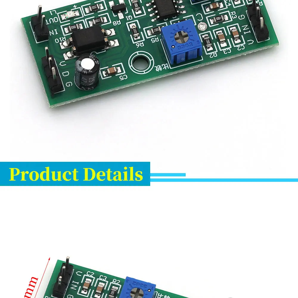 Voltage Comparator Stabilizer 5-24V Hysteresis Signal Optocoupler Isolated Output 3-5MA LM2903 Chip For Industrial Field Signal