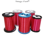 100g Red Polyurethane Enameled Copper Wire Varnished Diameter 0.10mm To 0.30mm QA-1/155R 2UEW For Transformer Wire Jumper