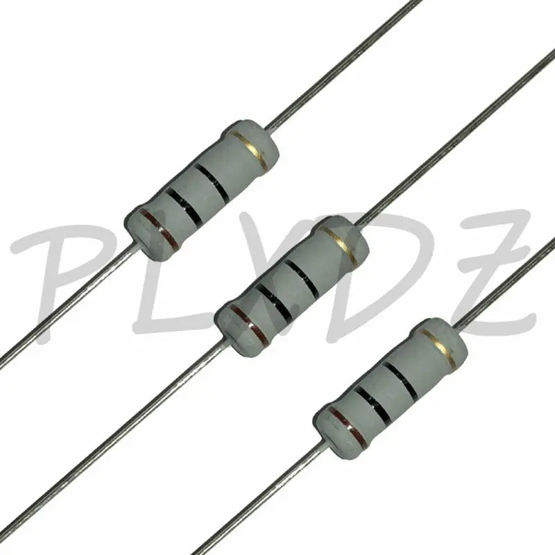 20pcs 2W Metal oxide film Resistor 5% 1R ~ 10M 100R 220R 330R 1K 2.2K 3.3K 4.7K 10K 22K 47K 100K 1M 100 220 330 ohm Carbon Film
