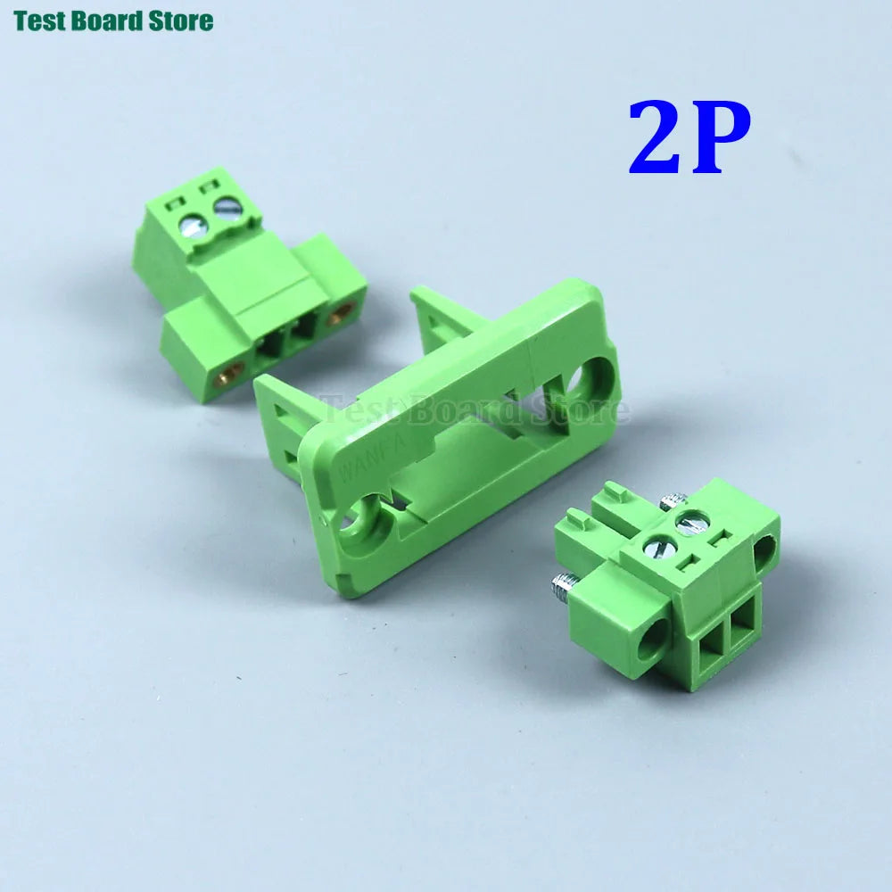 1Set 15EDGWC Pitch 3.81mm 2P/3P/4P/5P/6P/7P/8P/9P/10P/12P/16P/24P Pluggable Terminal Block Connector