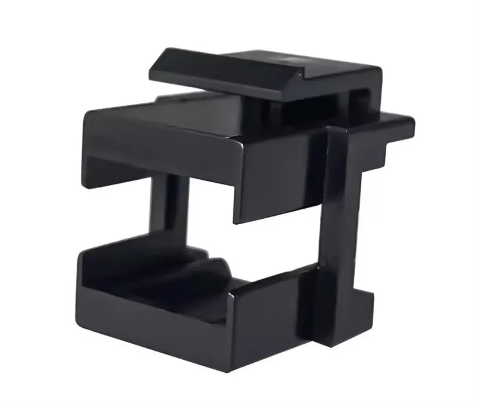 RJ 45 Coupler Baffler RJ45 Keystone Jack Filling Module Keystone Frame Wall Plate Patch Panel Blind Plate For Modular Blank