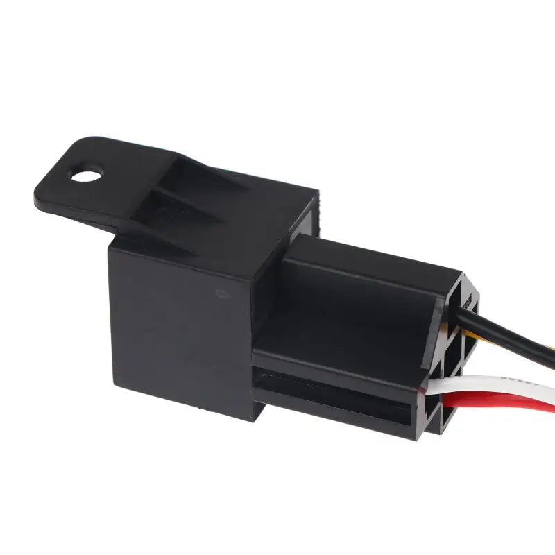 40A 12V-72V Automotive Relay 4/5Pin with Interlocking Socket Heat Resistant for Truck Van Moto Daily Use