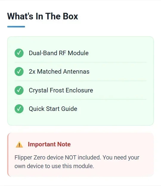 Flipper Zero NRF24 + CC1101 RF Devboard, PINGEQUA RF Lab App-Ready, 2.4GHz & 433MHz, High Performance, Auto-Switch