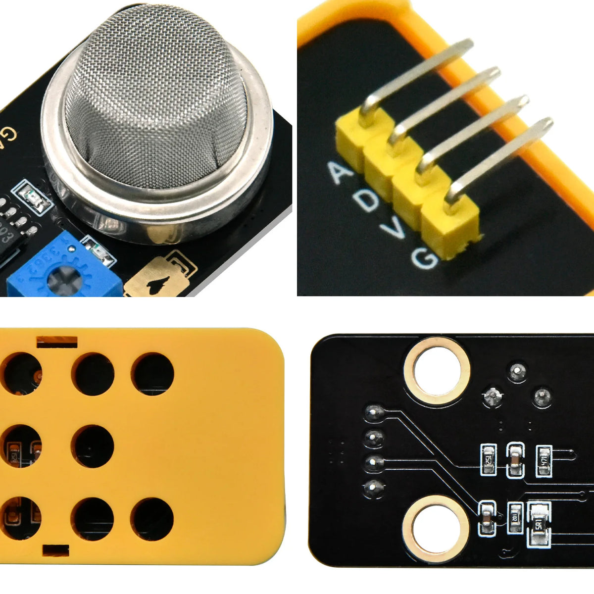 MQ-2 GAS Sensor/MQ-3 Sensor Module Compatible With Lego Blocks For Arduino Projects DIY Electronic Building Block