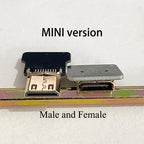 1PCS Ribbon FPV HDMI-Compatible Connector Flexible Flat Cable Raspberry Pi 4 Micro HDMI to HDMI/Mini HDMI Female 90 Degree FFC