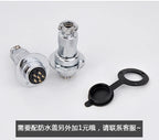 10PCS Aviation Plug Socket Panle Circular Connector with Cover M19 GX20 20mm 2 3 4 5 6 7 8 10 12 Pins