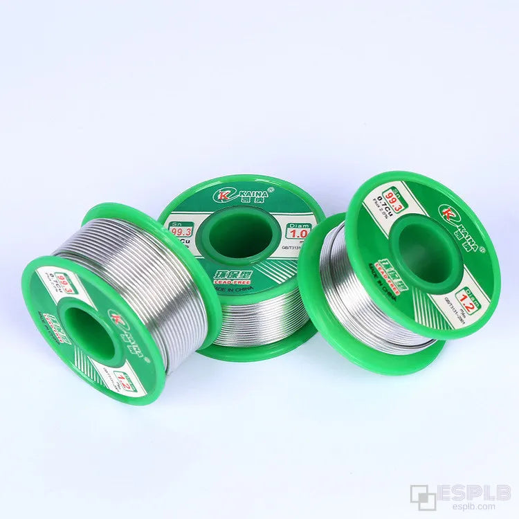 ESPLB Sn99.3 Cu0.7 50G Lead Free Solder Wire Tin 0.5/0.6/0.8/1.0/1.2/1.5/2.0mm Rosin Core Solder Welding Soldering Iron