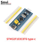 Snvi STM32F103C8T6 STM32F030C8T6 APM32F103CBT6 ARM STM32 Micro TYPE-C System Development Board Module For Arduino