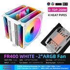 Metalfish CPU Air Cooler 4 6 Heat Pipe PC Radiator Cooling ARGB PWM 12cm Fan For 1851/1700/1200/115X/AM5/AM4/2011/X79/X99