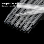 1-25M 2:1 Heat Shrink Tube Clear Dia 1mm ~ 80mm Polyolefin PE DIY Cable Repair Shrinkable Tubing Case Sleeve Wire Sheath Wrap