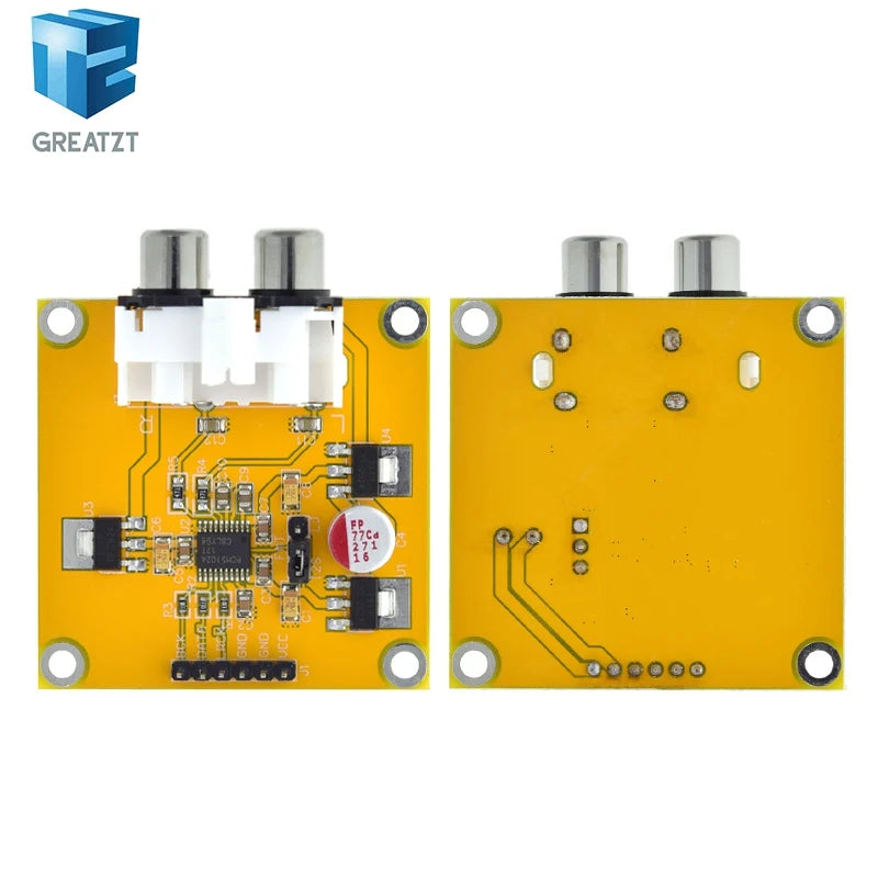 1/3PCS PCM5102 PCM5102A DAC Decoder Board I2S Input 32Bit 384K for Red Core Player Supports I2S Format/Left Justified