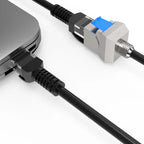 CAT8 RJ45 Tool-Less STP Shielded Keystone Jack Module Self-Locking Zinc Alloy Network Coupler Adapter for Secure Network Connect