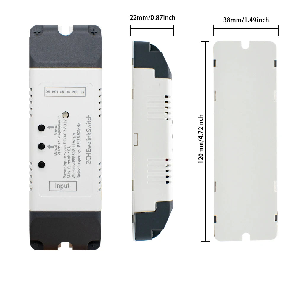 1/2/4CH EWeLink WIFI Smart Switch 7-32V 85-250V 220V Wireless Remote Control Relay Module For Garage Door Access Alexa Google