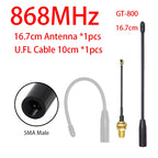 GIZONT LoRa 868MHz Soft Antenna 17CM General 869MHz SMA Flexible Whip Antenna 20CM For MeshTastic LoRaWan ESP32 Teletransmission