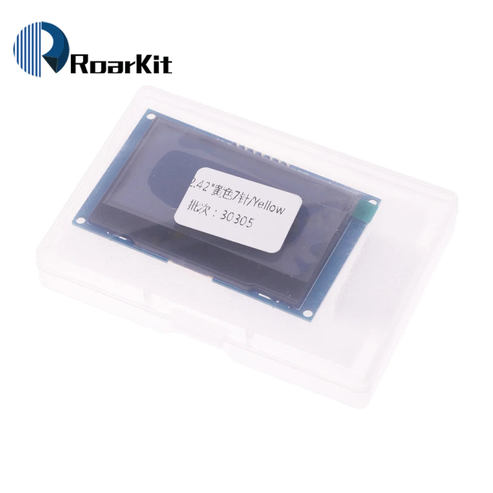 2.4" 2.42 inch 128x64 OLED LCD Display Module SSD1309 12864 4 Pin IIC I2C Serial Interface for Arduino UNO R3 C51