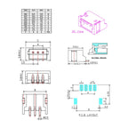 20Pcs JST ZH 1.5mm Pitch SMD Wire-to-Board Connector Header 2/3/4/5/6/7/8/910 Pin Vertical Horizontal Socket