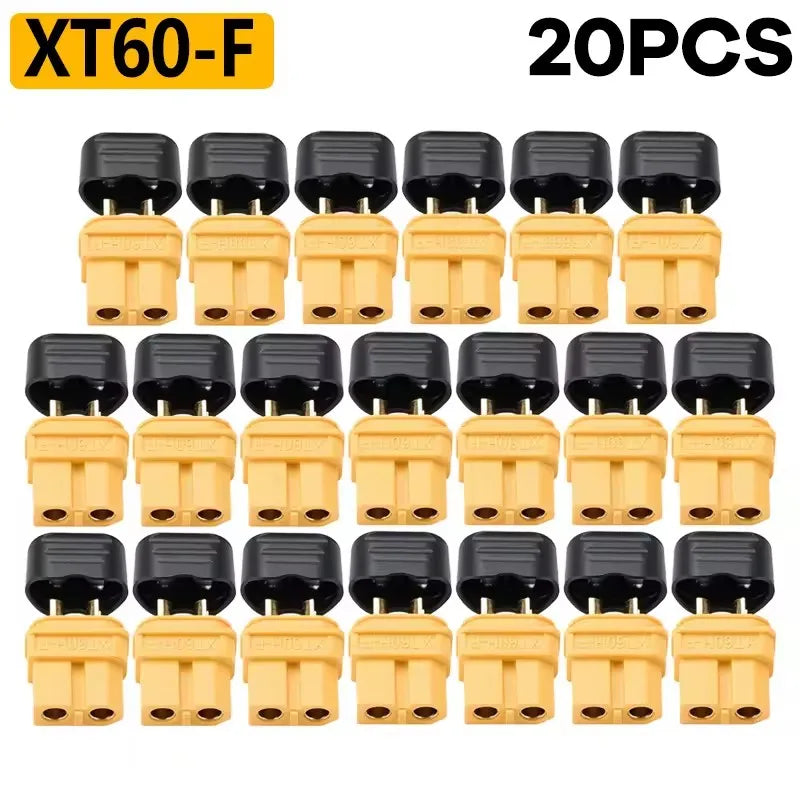 XT60 Male Female Bullet Adapters XT60 Connector Power Plugs with Sheath for RC Lipo Battery Car Boat XT-60-M XT-60-F Connectors