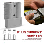 morning 10Pcs for Anderson Style Plug Connectors DC Power Tool 50A 12-24V 6AWG Double Pole with Copper Contact Power Connectors