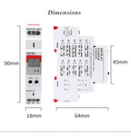 GEYA GRT8-X Digital Display Multifunction Timer Relay 16A with 20 Function Choices AC DC 12V 24V 220V 230V