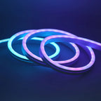 12V 24V RGB Neon Light LED Strip Addressable WS2811 84LEDs/m 6x12mm Flex Silicone Rope Rainbow Lamp Home Decoration Waterproof