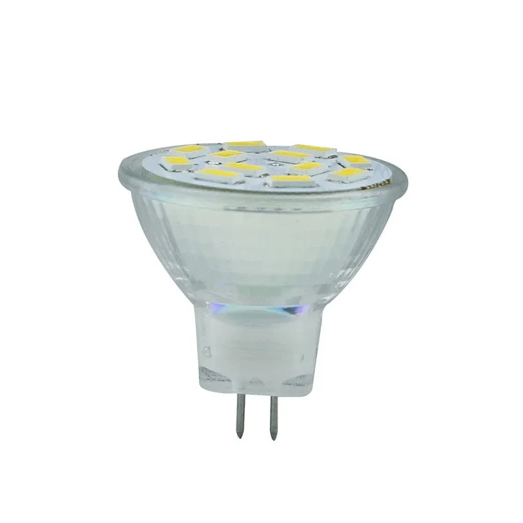 MR11 GU4 Mini LED Spotlight Bulbs AC DC12V 5730SMD 7W 15LEDs Super Bright Cool Warm White Lamp Replace 40W Halogen Light