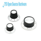 C1/C2/C3 Digital Scale 6mm Potentiometer Knob Metal Surface Indicating Instrument Adjustment Knob