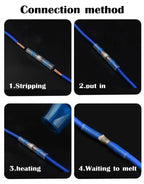50-500Pcs Waterproof Heat Shrink Tube Solder Insulated Butt Splice Connectors Set for Electrical Wire Terminals - Electric Splic