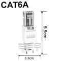 RJ45 Tool-less CAT6a Connector NoCrimp Connector CCTV Ethernet Cable Tool-less Crystal Head Plug CAT5 CAT5e CAT6A RJ45 Connector