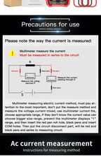 ANENG SZ301 Digital Multimeter Multi Range AC/DC Voltage Current Resistance Automatic Ohm Current Meter Capacitance Tester Tools