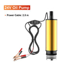 Diesel Fuel Transfer Pump 12V/24V Portable Self-Priming DC Pump with Clamps for Car Use Portable Diesel Transfer Pump High Flow