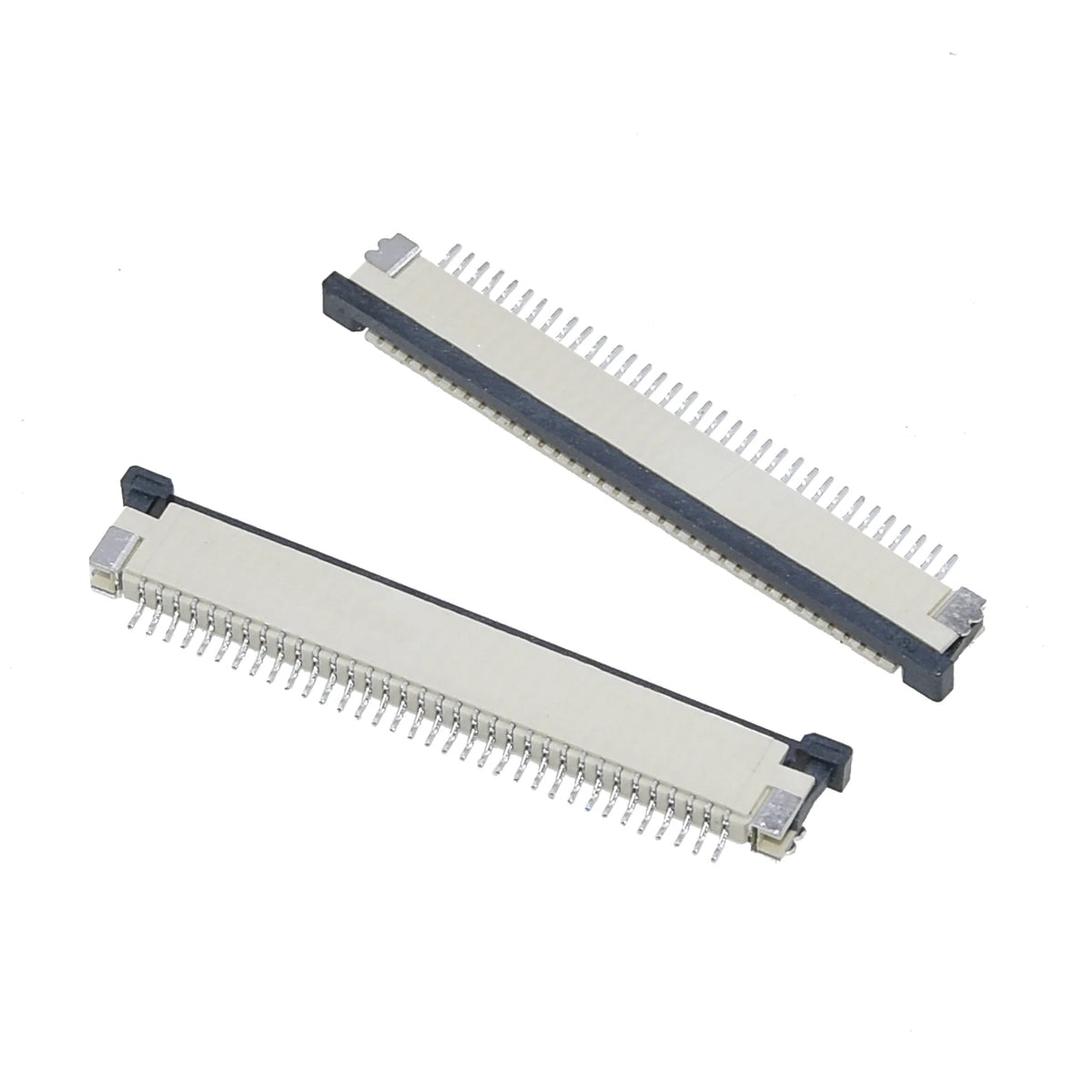 5pcs 1.0mm Pitch FPC Flat Flexible Cable FFC Connector 4P 5 6 7 8 9 10 12 14 16 20 22 24 26 28 30P 32 34 36 40P Top Contact SMT