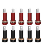 JZDZ 10pcs 4mm Banana Socket Binding Post Nut Banana Plug Jack Electrical Connector Terminal Test Hole DIY Parts Tools J.40015