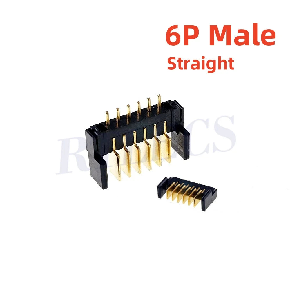 5 20Pcs Blade Male Battery Connector 2.0 MM Pitch 3 4 5 6 7 8 9 10 11 12 Position Right Angle Through Holes Straight PCB Header