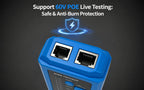 Network Cable Tracer Tester RJ45 RJ11 Digital Wire Finder LAN Telephone Line Locator CAT5 CAT6 PoE Burnout Protection