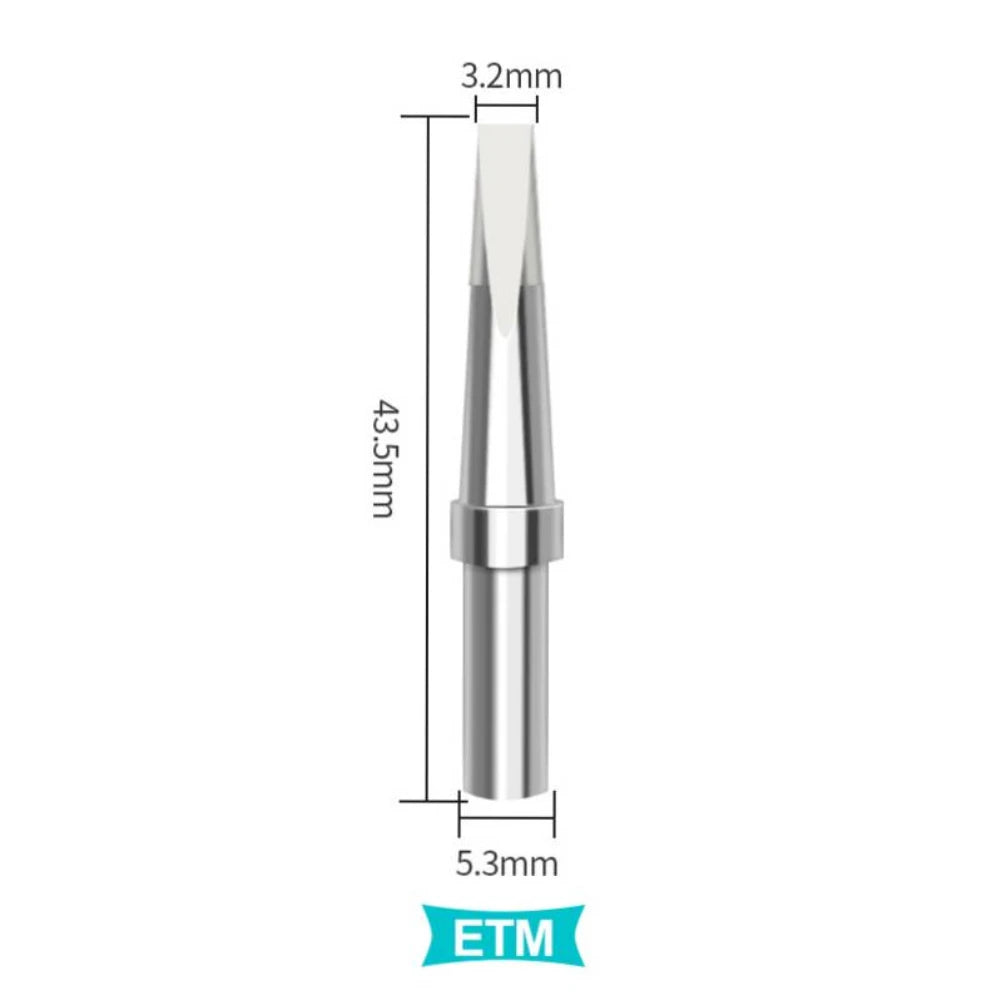 Weller ET Series ETD ETB ETA Soldering Iron Tip Copper Lead-Free for WES50 51 Soldering Station Welder For PES51 LR21 Handles